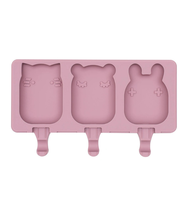 Moldes para gelados silicone rosa pastel