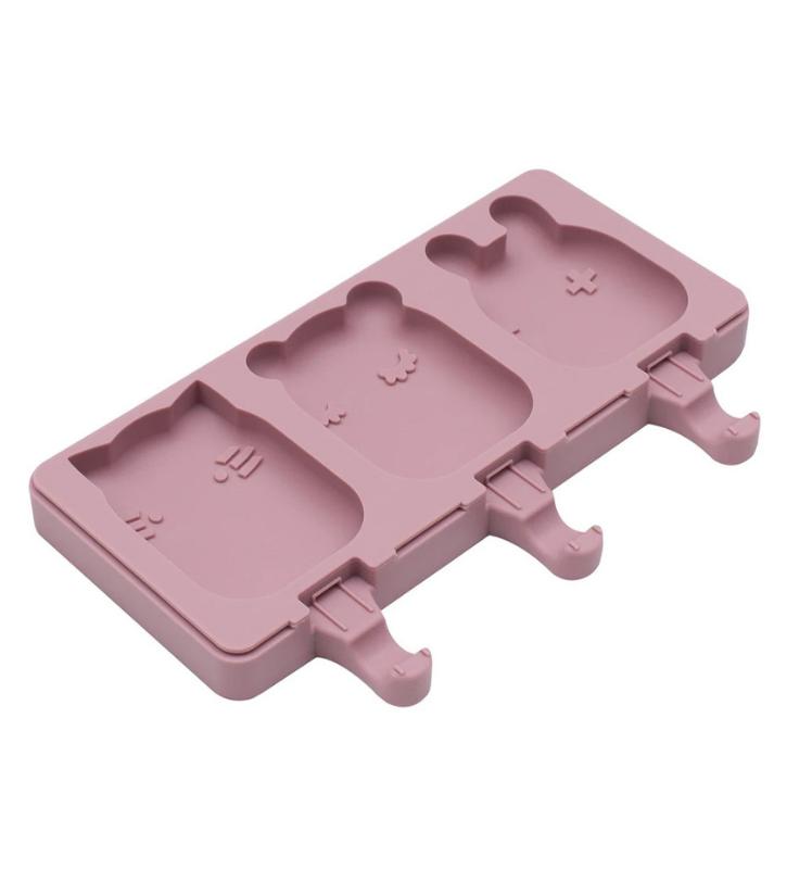 Moldes para gelados silicone rosa pastel