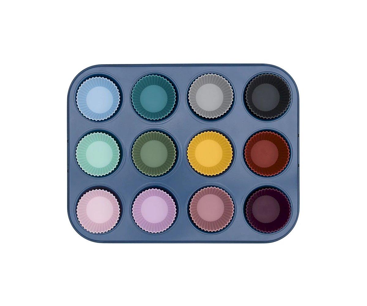 Formas de silicone médias (12 unidades)