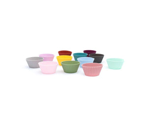 Formas de silicone médias (12 unidades)