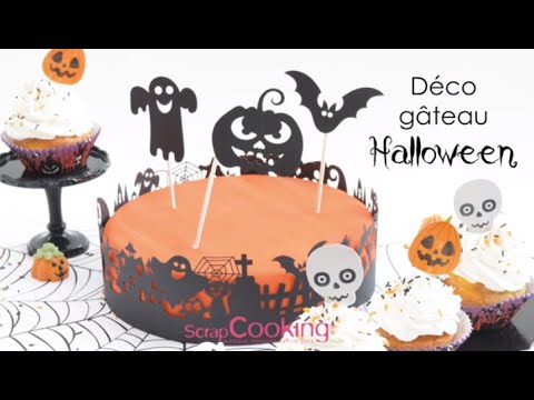 Kit decoração para bolo Halloween