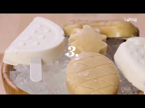 Moldes para gelados em silicone - frutas tropicais
