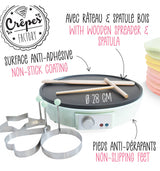 Crepe machine