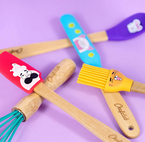 Conjunto de 5 mini utensílios de cozinha