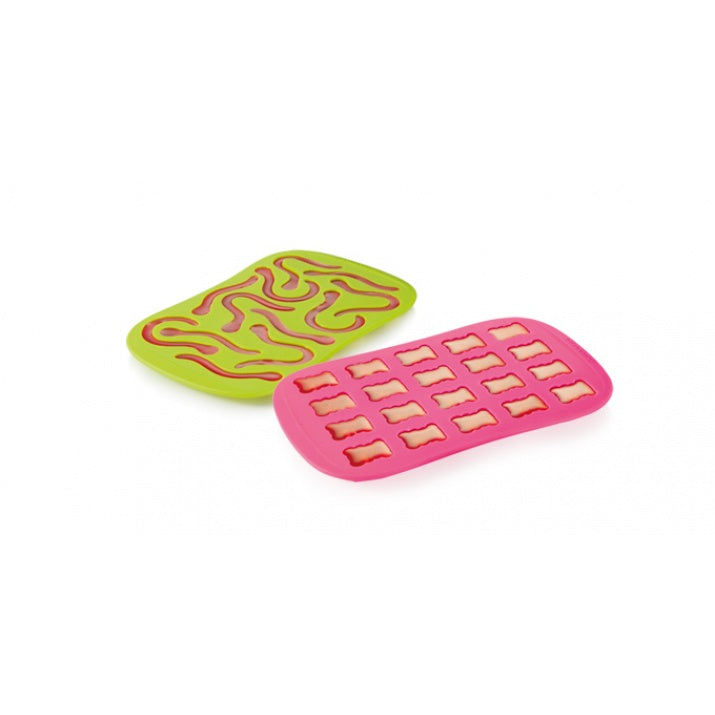 Moldes de Silicone ursinhos e minhocas para gomas e chocolates