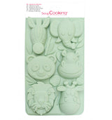Molde em silicone animais da selva