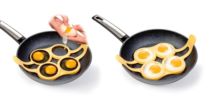 Molde em silicone para panquecas e ovos