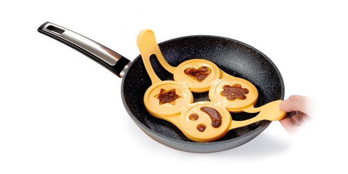 Molde em silicone para panquecas e ovos