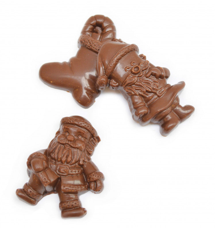 Molde rígido para bombons e gomas de Pai Natal
