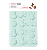 Molde silicone para bombons e gomas Páscoa
