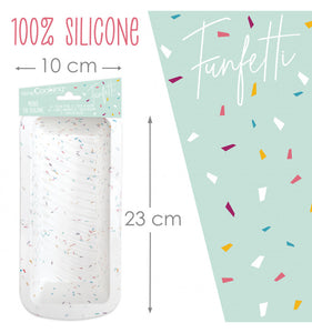Forma de bolo de silicone funfetti