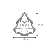 Christmas cookie cutter plate