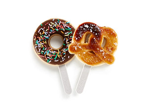 Paus para gelado | Donut e Pretzel