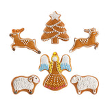 Christmas cookie cutter plate